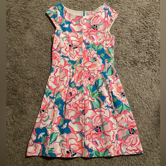 Lilly Pulitzer Briella Dress Lucky Charm Size Medium - Picture 2 of 4